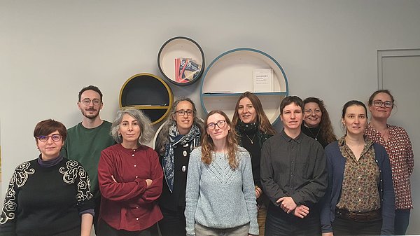 Photographie représentant les membres de l'équipe pédagogique du parcours.